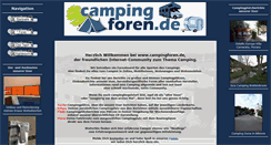 Desktop Screenshot of campingforen.de